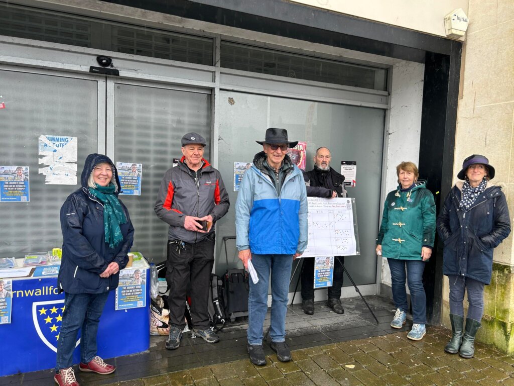 Truro stall volunteers 16 March 24